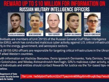 EU announced sanctions on three members of Russia's GRU Unit 29155
