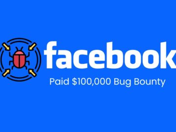 Facebook awarded bug bounty