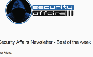 Security Affairs newsletter Round 506 by Pierluigi Paganini – INTERNATIONAL EDITION