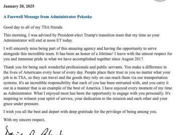 TSA Head David Pekoske Forced Out As Cyber Threats Intensify David Pekoske