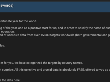 Threat actor leaked config files and VPN passwords for over Fortinet Fortigate devices