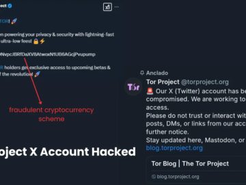 Tor Project X Account Hacked to Promote Cryptocurrency Scheme