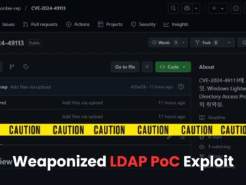 Weaponized LDAP PoC Exploit Installing Information-Stealing Malware