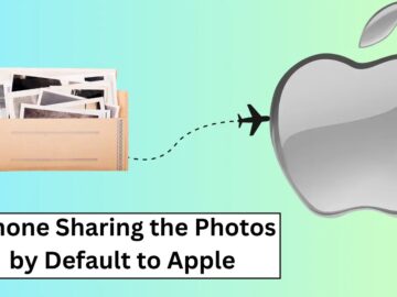 iPhone Sharing the Photos by Default to Apple