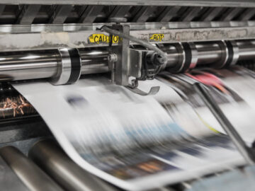 Newspaper printer