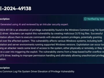 Intruder Enhances Free Vulnerability Intelligence Platform ‘Intel’ with AI-Generated CVE Descriptions