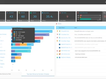 Satori provides visibility into data store risk levels