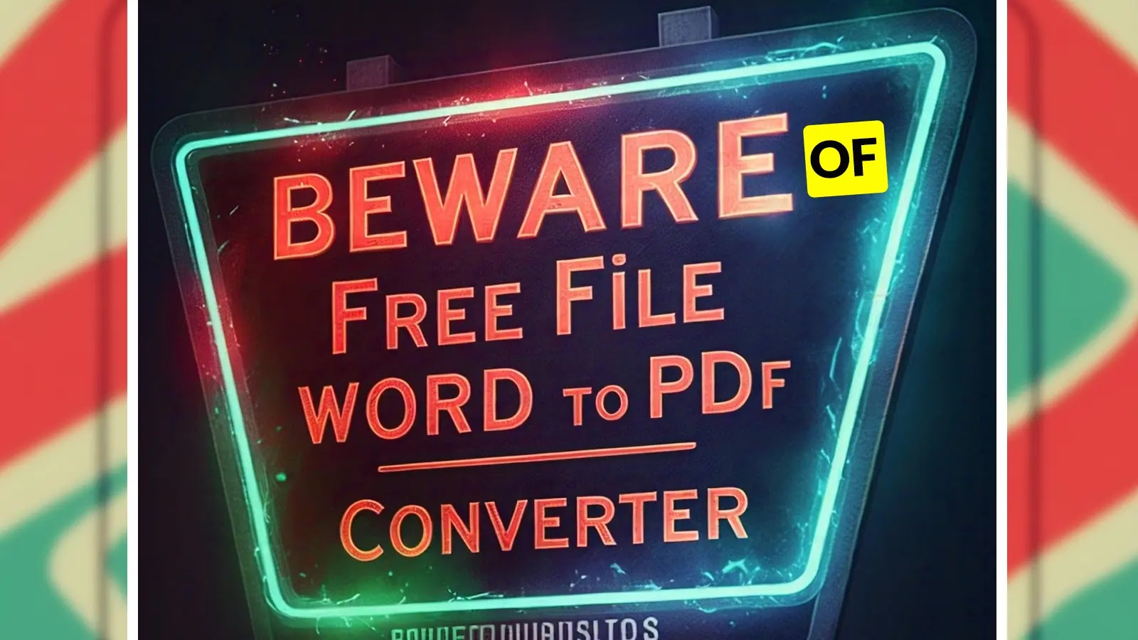 Beware of Free File Word To PDF Converter That Delivers Malware