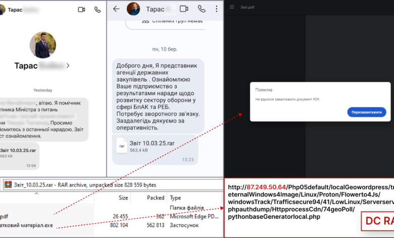 CERT-UA warns of cyber espionage against the Ukrainian defense industry using Dark Crystal RAT