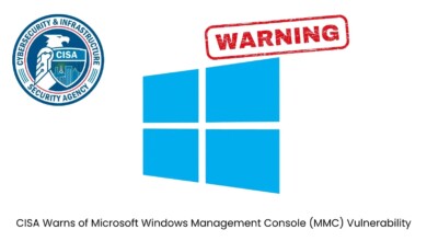 CISA Alerts on Active Exploitation of Microsoft Windows MMC Vulnerability