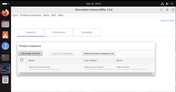 Cisco Smart Licensing Utility