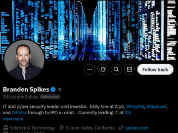 Who is the DOGE and X Technician Branden Spikes? – Krebs on Security