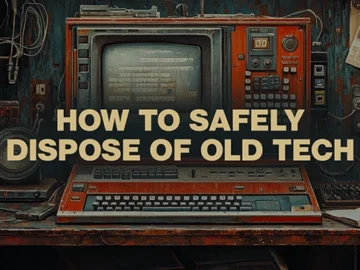 How to safely dispose of old tech without leaving a security risk