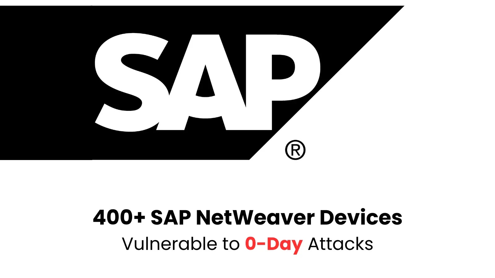 400+ SAP NetWeaver Devices Vulnerable to 0-Day Attacks that Exploited in the Wild