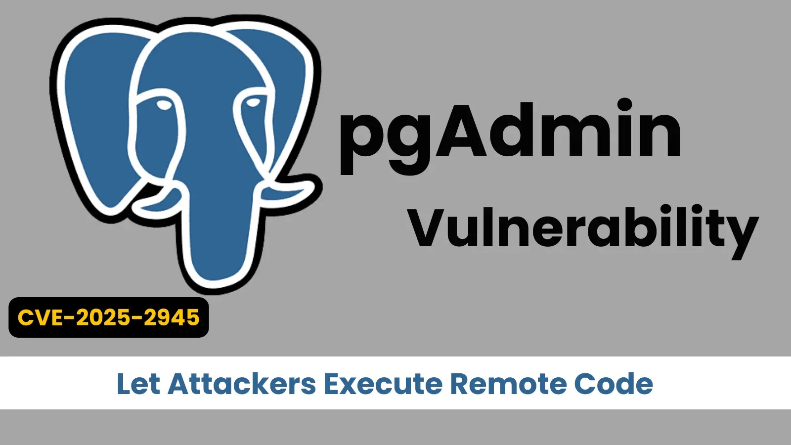Critical pgAdmin Vulnerability Let Attackers Execute Remote Code