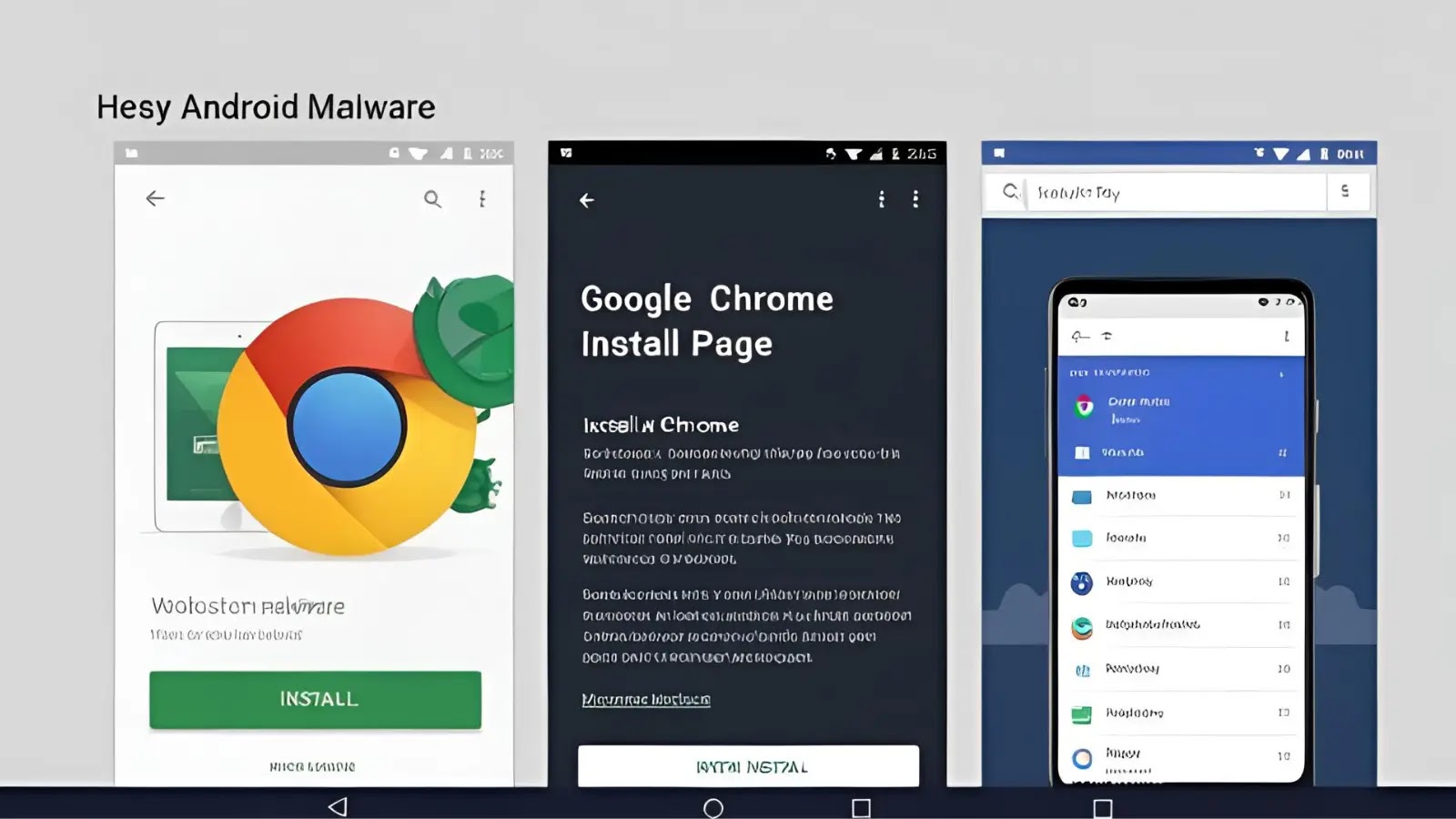 Hackers Imitate Google Chrome Install Page on Google Play to Distribute Android Malware