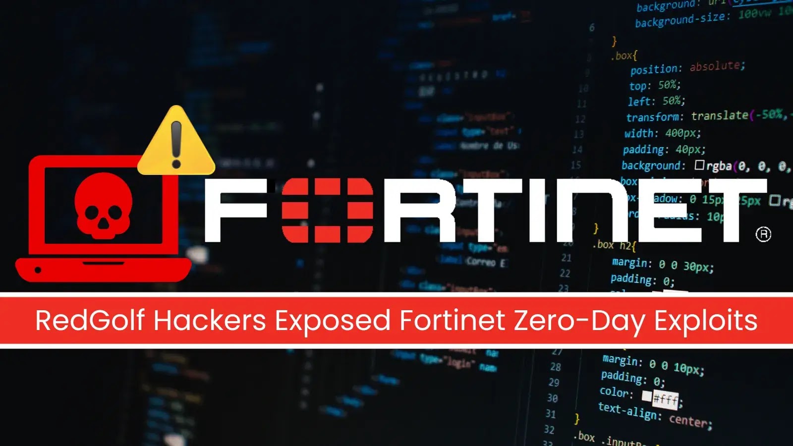RedGolf Hackers Linked to Fortinet Zero-Day Exploits and Cyber Attack Tools