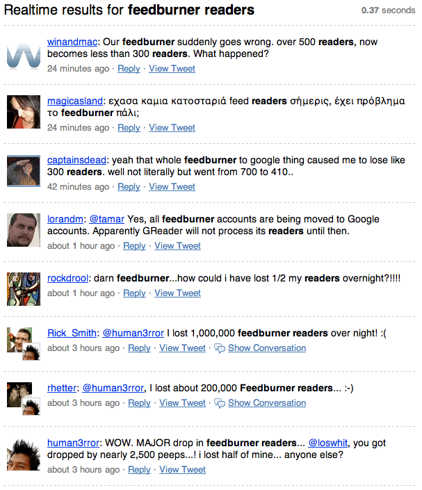The Power of Twitter Search