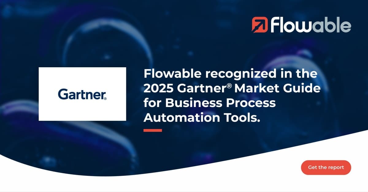 Flowable Named in the latest Gartner® Market Guide for BPA Tools