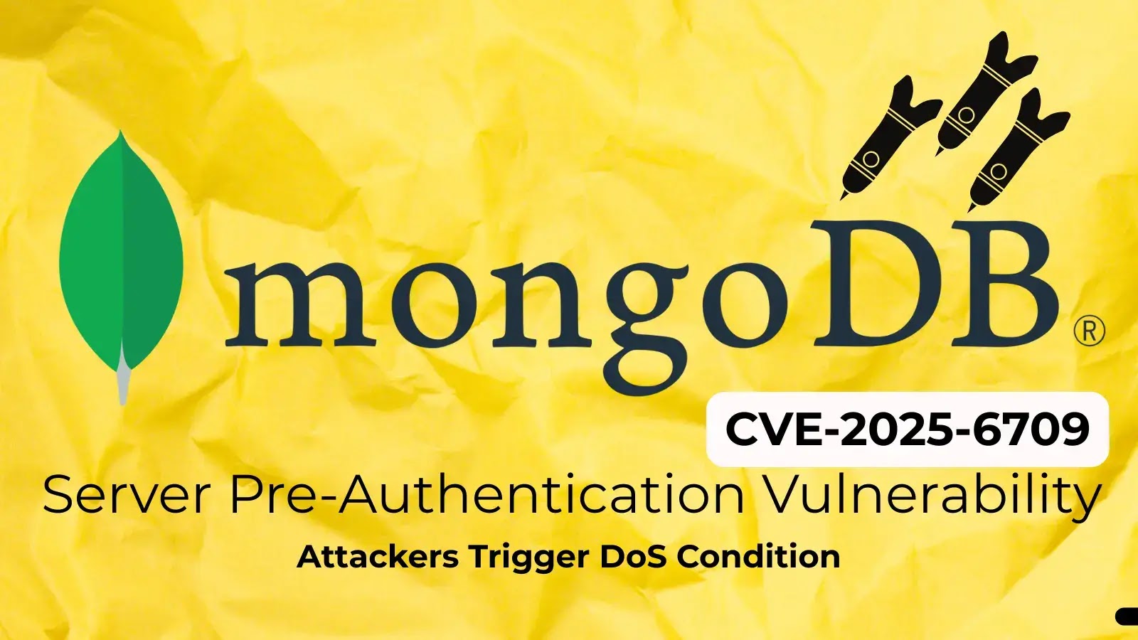 Pre-Auth Flaw in MongoDB Server Allows Attackers to Cause DoS