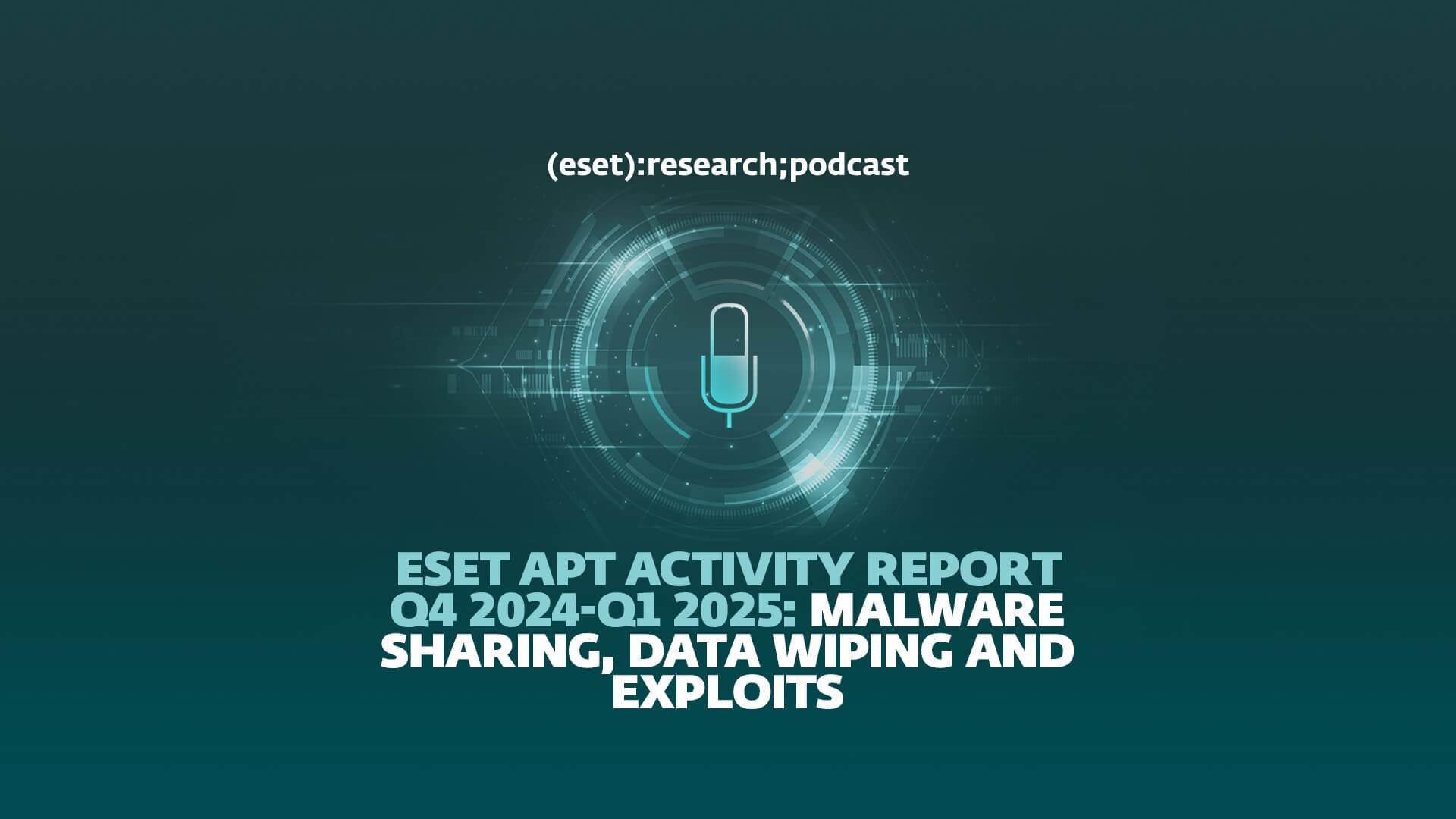 Malware sharing, data wiping and exploits