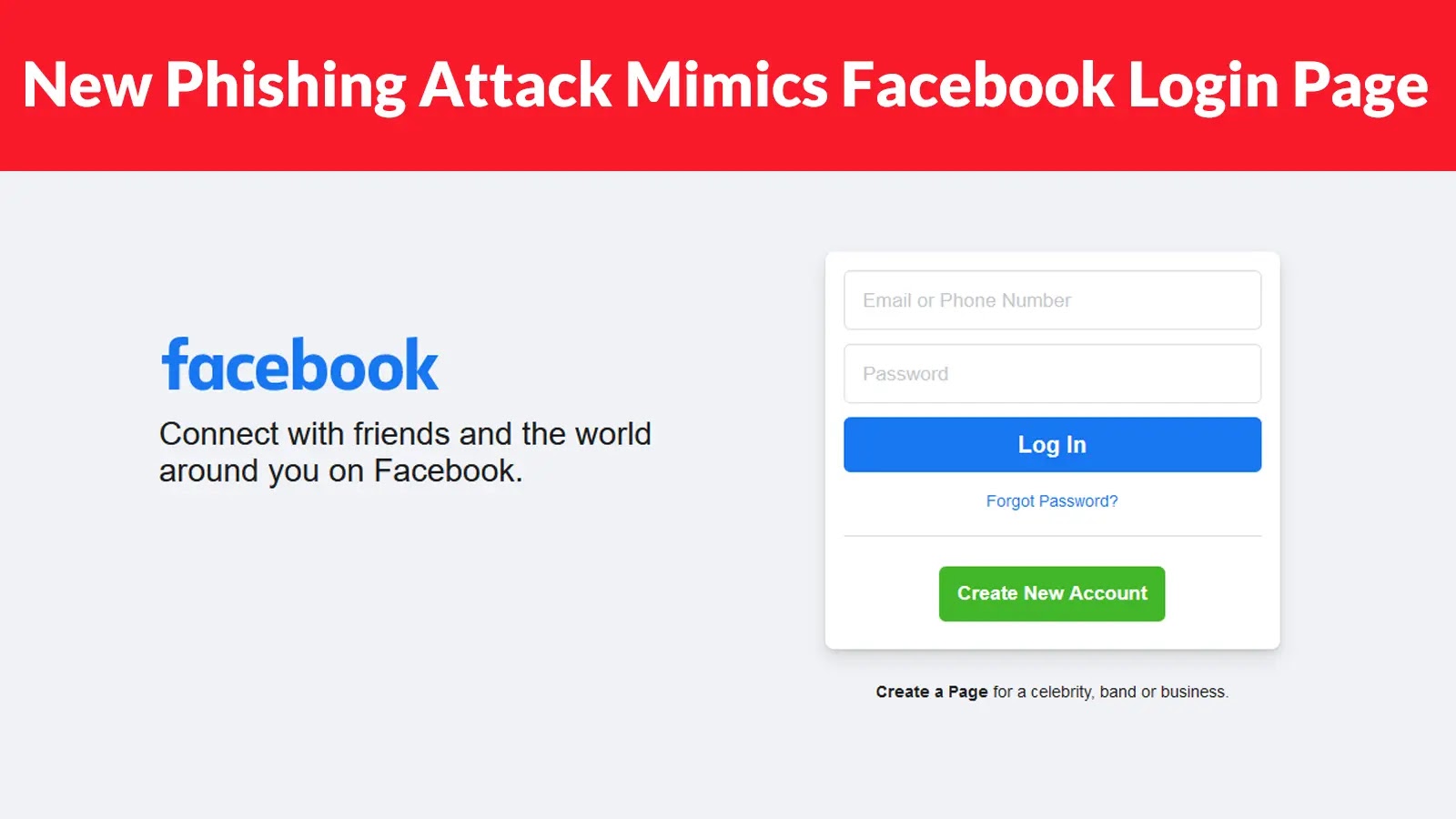 New Phishing Attack Mimics Facebook Login Page to Steal Credentials