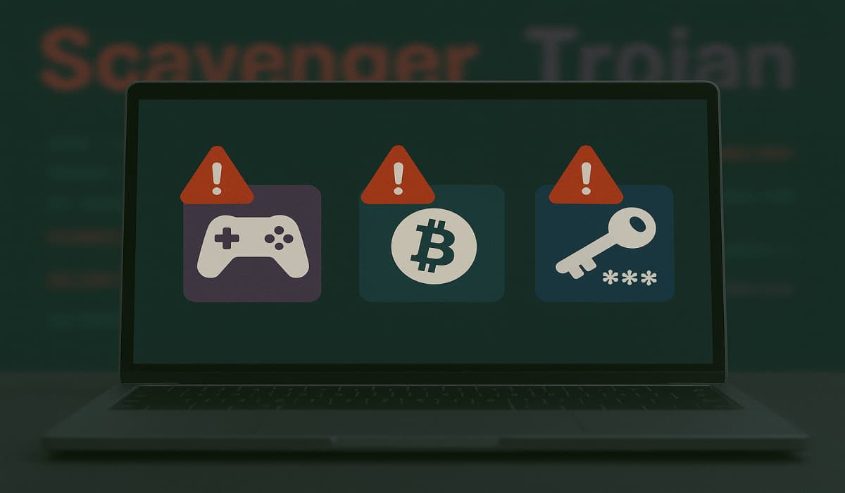 Scavenger Trojan Targets Crypto Wallets via Game Mods, Browser Flaws