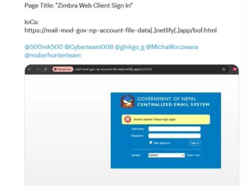 APT Sidewinder Spoofs Government and Military Institutions to Steal Login Credentials