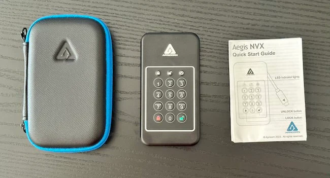 Product showcase: Apricorn Aegis NVX, a high-security, portable SSD