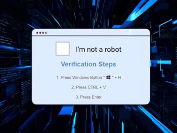 Fake CAPTCHA Pages