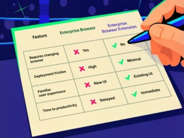 Enterprise Browsers vs. Secure Browser Extensions