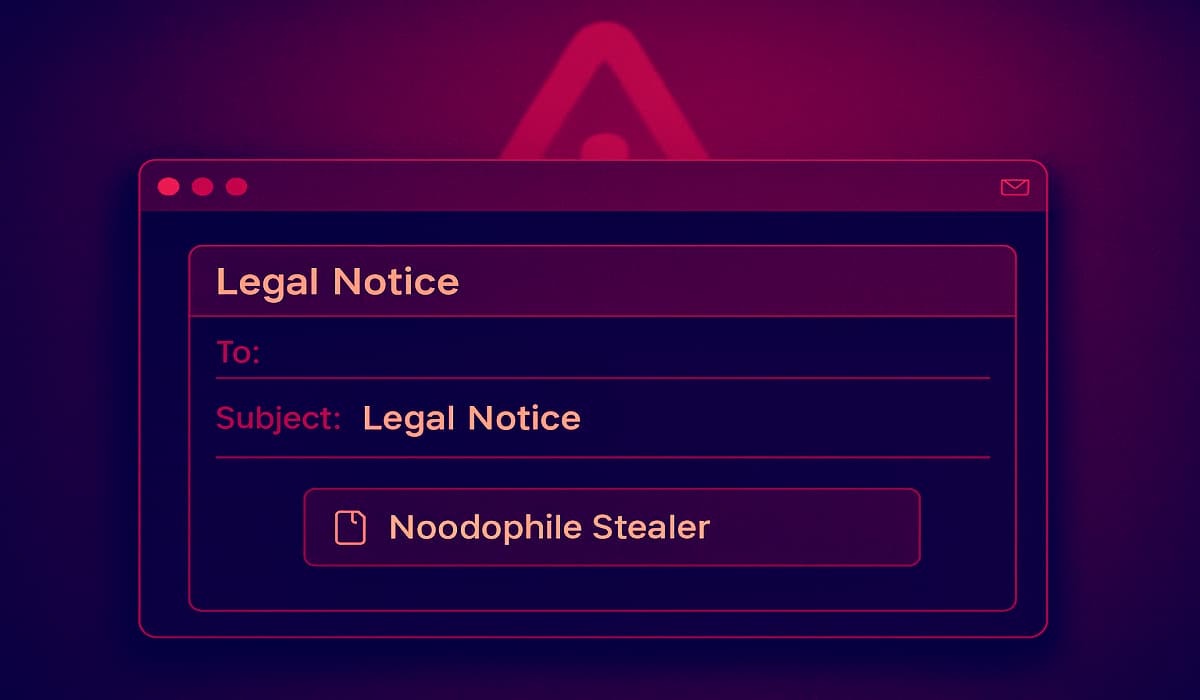 Fake Copyright Notices Drop New Noodlophile Stealer Variant Phishing Scam with Fake Copyright Notices Drops Noodlophile Stealer