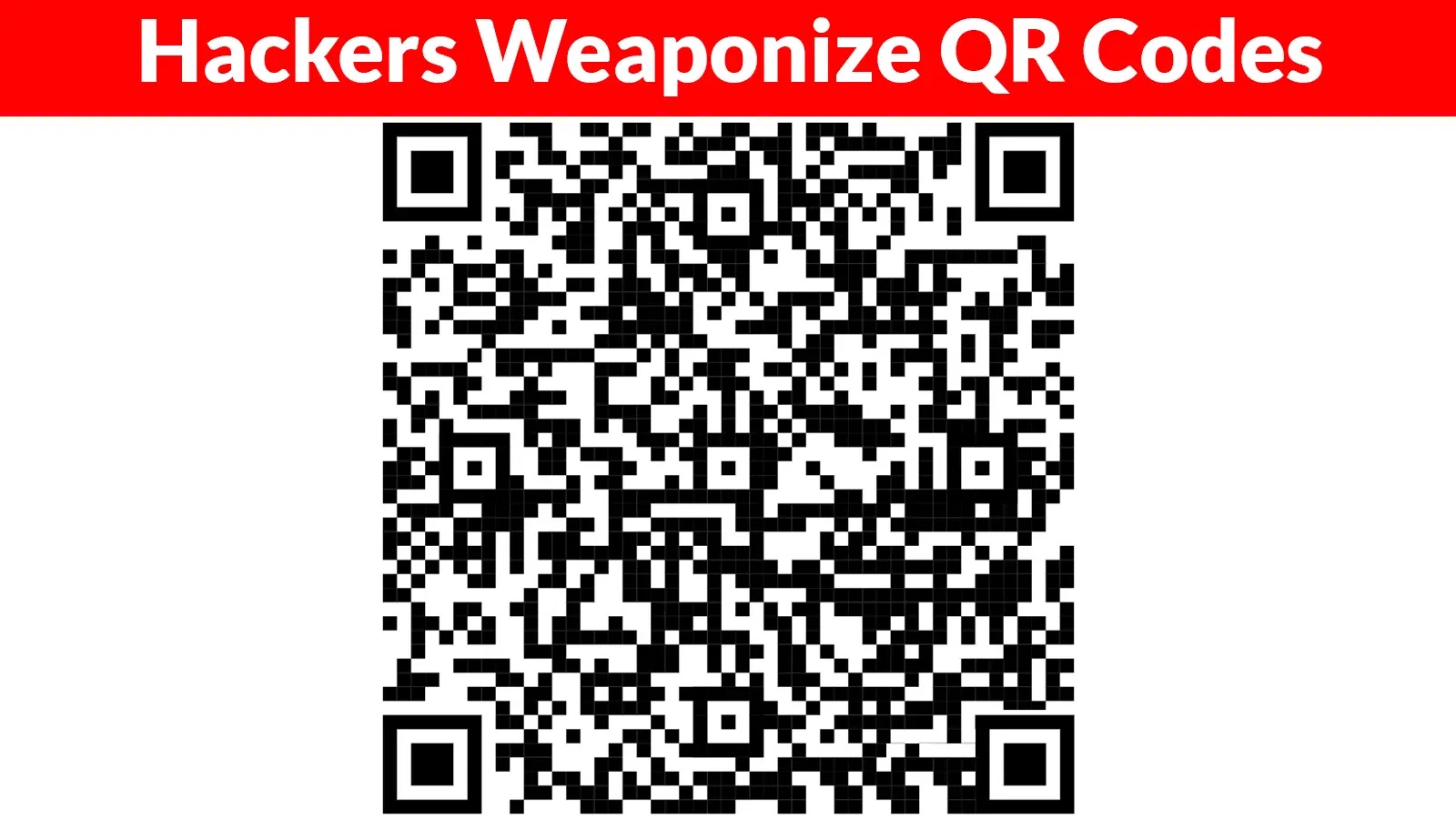 Hackers Weaponize QR Codes Embedded with Malicious Links to Steal Sensitive Information Hackers Weaponize QR Codes Embedded with Malicious Links to Steal Sensitive Information