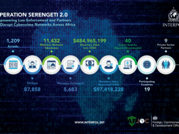 INTERPOL nabs 1,209 cybercriminals in Africa, seizes $97M
