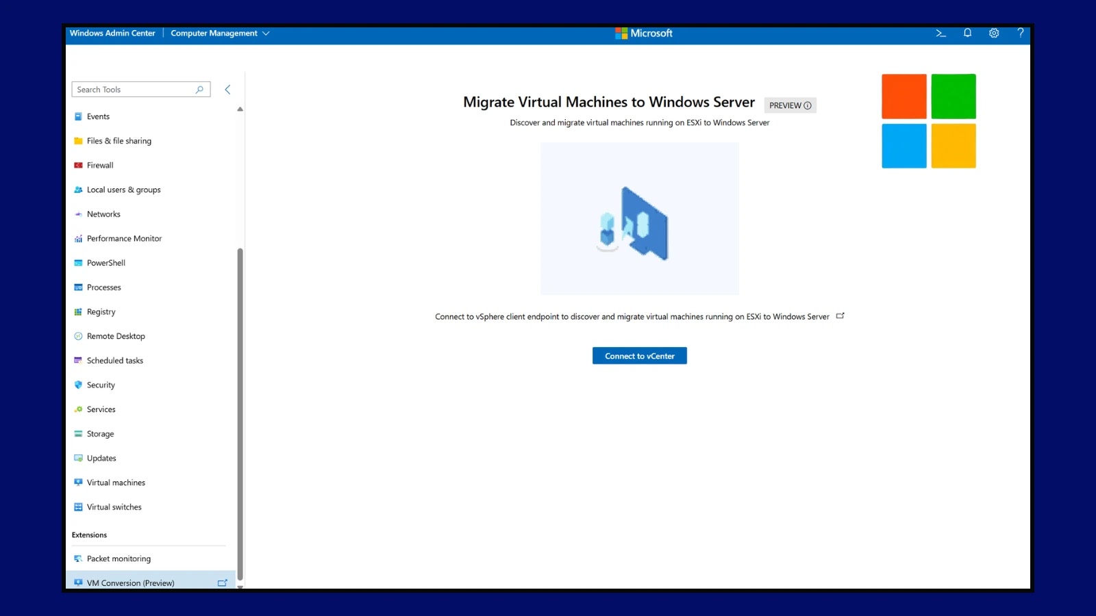 Microsoft Unveils New Tool to Migrate VMware Virtual Machines From vCenter to Hyper-V Microsoft Unveils New Tool to Migrate VMware Virtual Machines From vCenter to Hyper-V