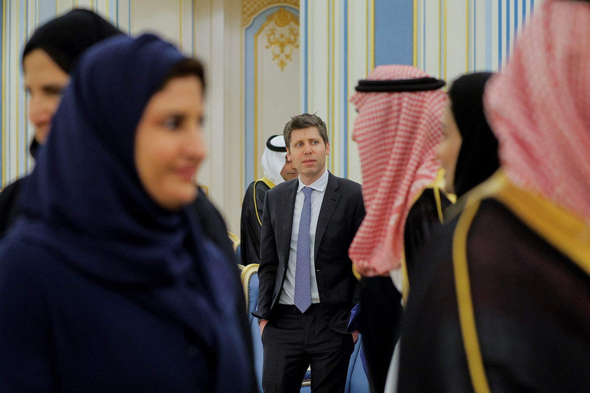 OpenAI CEO Sam Altman in Riyadh during US President Donald Trump's visit to Saudi Arabia in May