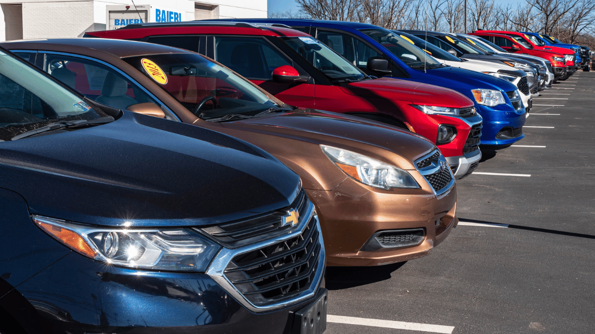 Fake Bureau of Motor Vehicles texts are after your personal and banking details A line of different cars in a parking lot