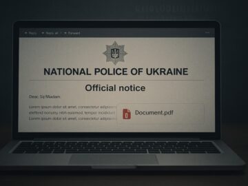 Fake Ukraine Police Notices Spread New Amatera Stealer and PureMiner
