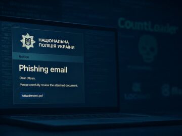 Fake Ukrainian Police Emails Spread New CountLoader Malware Loader