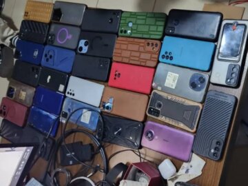 Authorities spanning 14 countries in Africa seized devices allegedly used for romance scams and extortion. (Interpol)