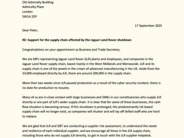 JLR Cyberattack Becomes UK National Crisis