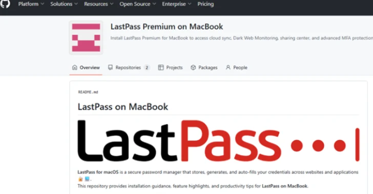 LastPass Warns of Fake Repositories Infecting macOS with Atomic Infostealer LastPass Warns of Fake Repositories Infecting macOS with Atomic Infostealer