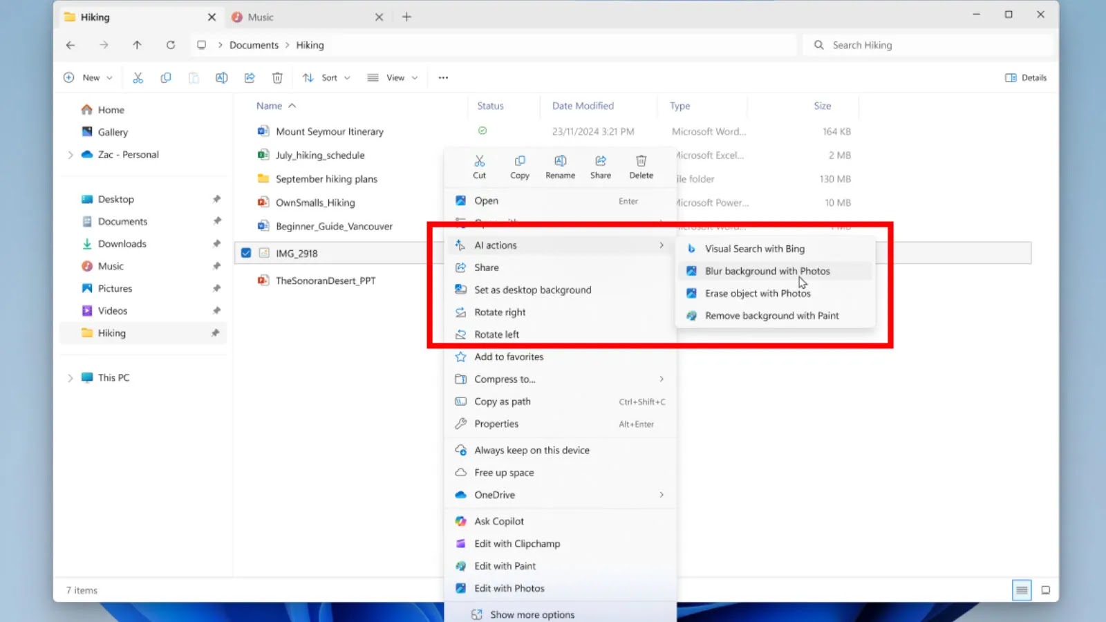 Microsoft To Introduce New AI Actions In Windows File Explorer AI Actions In File Explorer