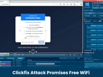 New Clickfix Attack Promises "Free WiFi" But Delivers Powershell Based Malware