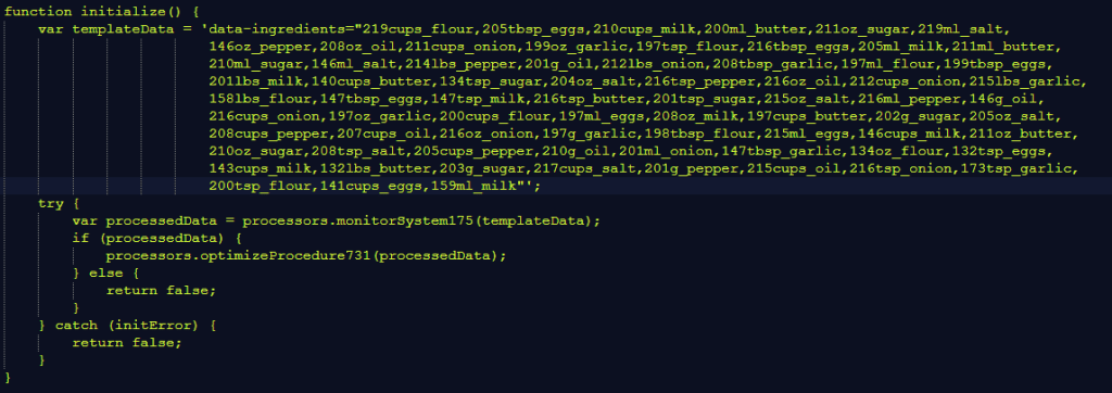 New SVG-based phishing campaign is a recipe for disaster function to define the ingredients