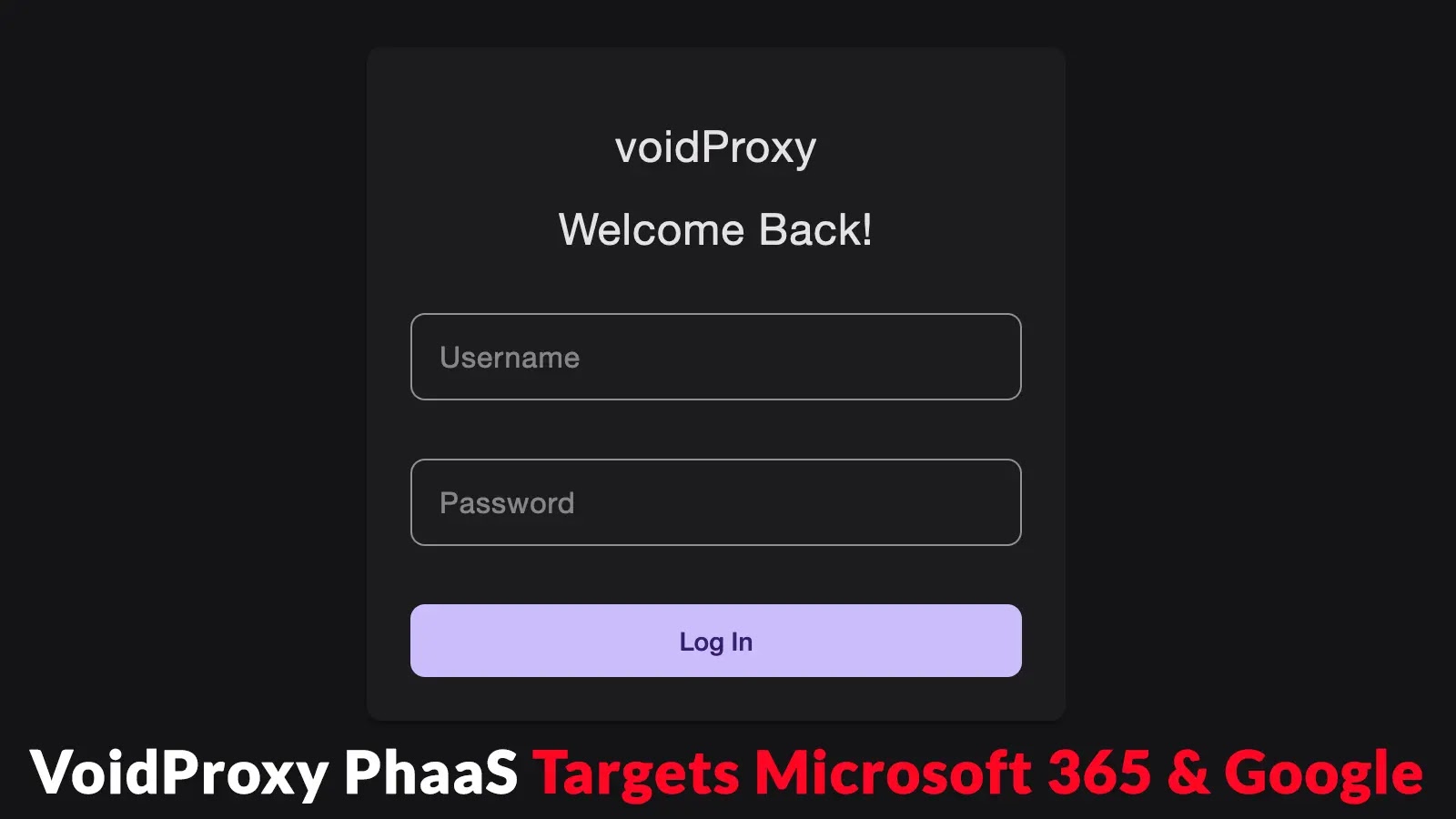 New VoidProxy PhaaS Service Attacking Microsoft 365 and Google Accounts New VoidProxy PhaaS Service Attacking Microsoft 365 and Google Accounts
