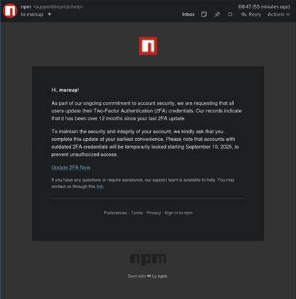Phishing attack nets enormous npm supply chain compromise Phishing attack nets enormous npm supply chain compromise