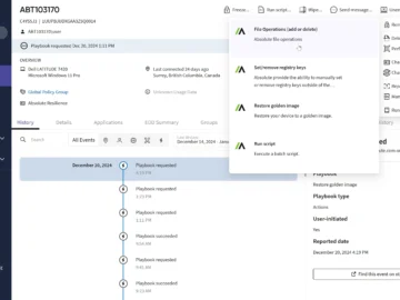 Absolute Security Rehydrate restores compromised endpoints