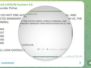 Scattered Lapsus$ Hunters Demand Google Fire Security Experts or Face Data Leak