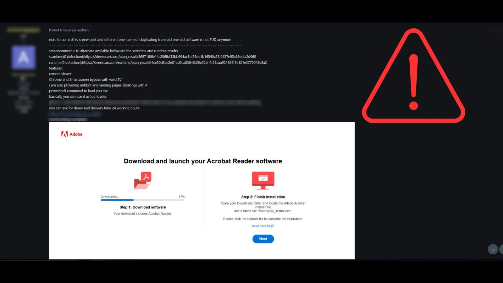 Threat Actors Selling New Undetectable RAT As ’ScreenConnect FUD Alternative’ Threat Actors Selling New Undetectable RAT As ’ScreenConnect FUD Alternative’